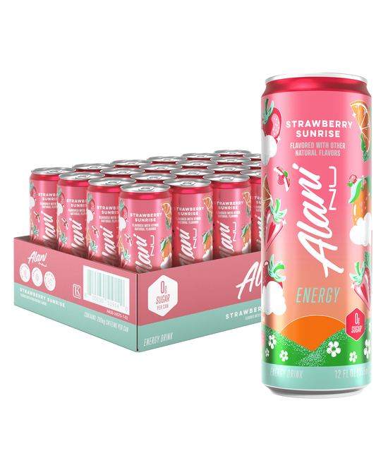 Energy Drink, Strawberry Sunrise, 12oz, 24 Pack