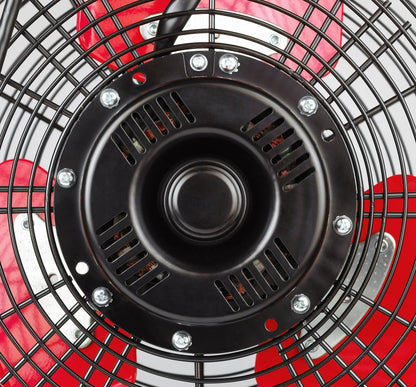 Hyper Tough 30 Inch 2-Speed High Velocity Tilted Drum Fan - Red & Black
