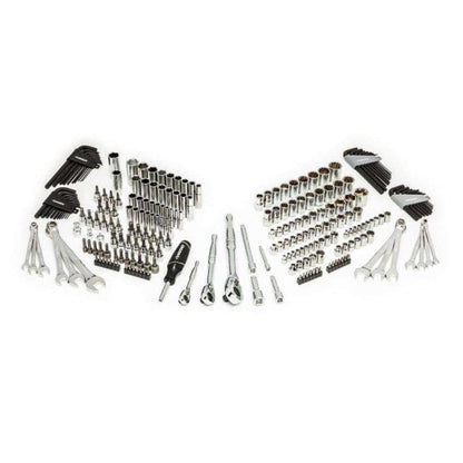 244-Piece Mechanics Tool Set With Tool Chest, 72-Tooth Ratchets, 1/4, 3/8 And 1/2-Inch Drive
