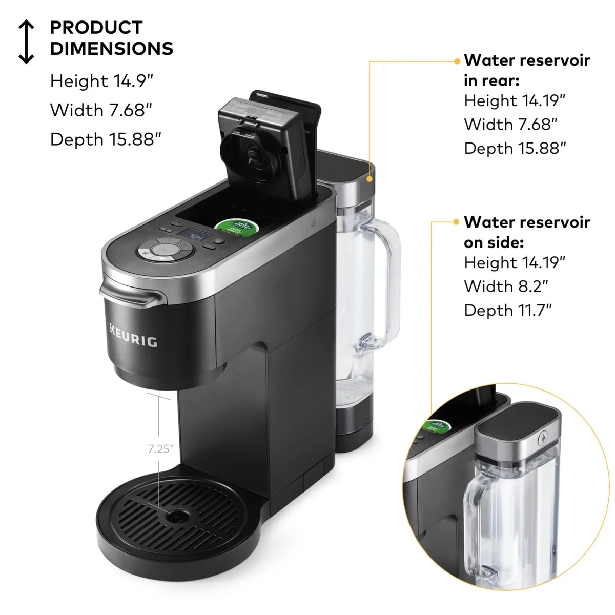 Keurig Single Serve And Carafe Coffee Maker With 12-Cup Thermal Carafe - K-Duo Plus