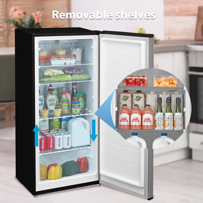 Arctic King Upright Convertible Freezer/Refrigerator, 7.1 Cu Ft, White