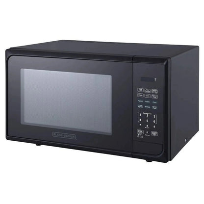 BLACK+DECKER 1.1 Cu. Ft. 1000 Watt Microwave Oven, Stainless Steel - EM031M2CE