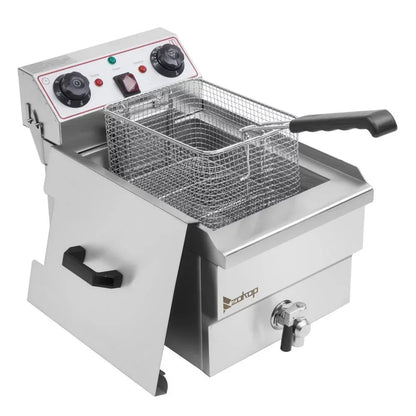 Ktaxon Electric Deep Fryer 12.5QT 1700W Stainless Steel Adjustable Temperature