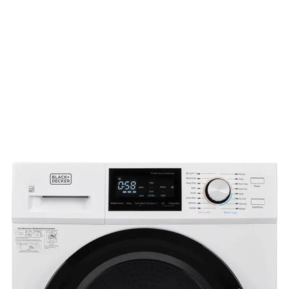 BLACK+DECKER 4.4 Cu. Ft. 240-Volt Ventless Electric Heat Pump Dryer, White - BDFH44M