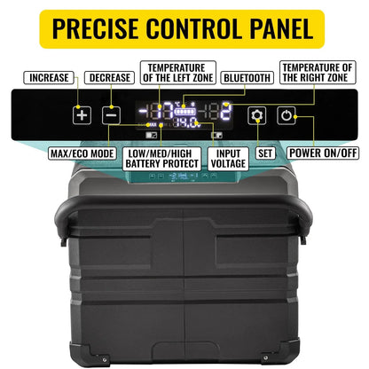 BENTISM 100Qt Portable Car Freezer Refrigerator 95L 12/24V - TWW95
