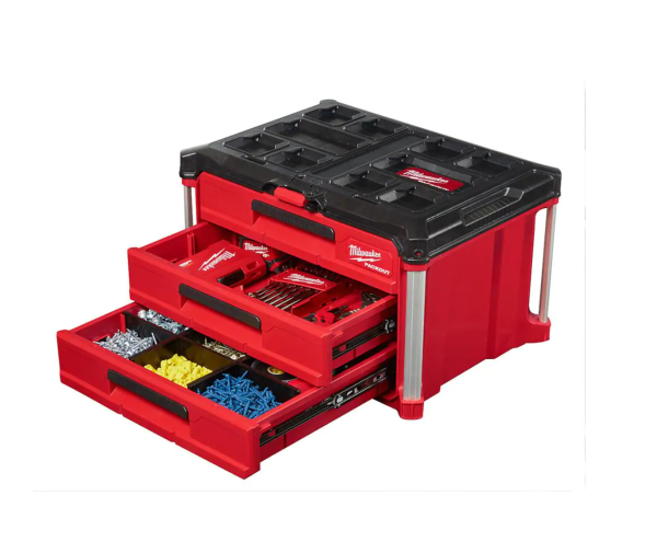 Milwaukee PACKOUT 22 in. 3-Drawer And 2-Drawer Tool Box - 48-22-8443-8442