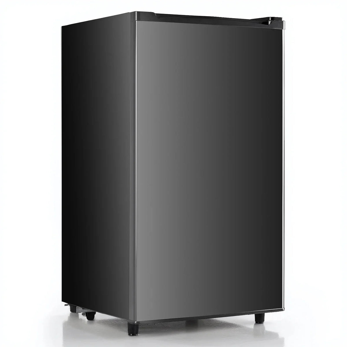 TINKLE WELL Mini Fridge With Freezer, 3.2 Cu Ft, Single Door, Silver