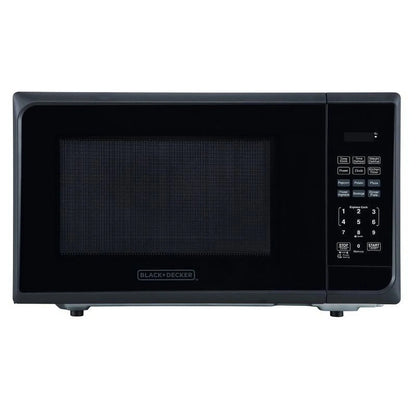 BLACK+DECKER 1.1 Cu. Ft. 1000 Watt Microwave Oven, Stainless Steel - EM031M2CE