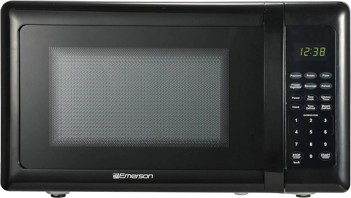 Compact Countertop Microwave Oven, 0.7 Cu. Ft., 700W, Black