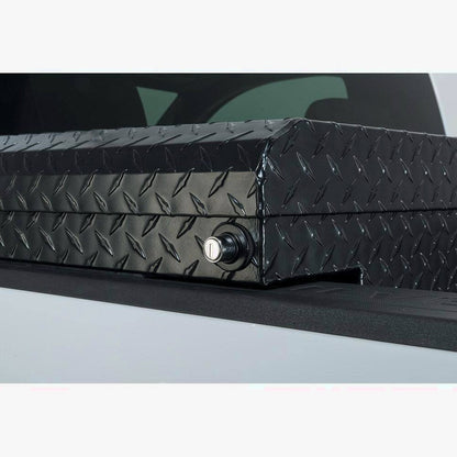 Husky Low Profile Black Aluminum Truck Tool Box For Mid-Size Trucks